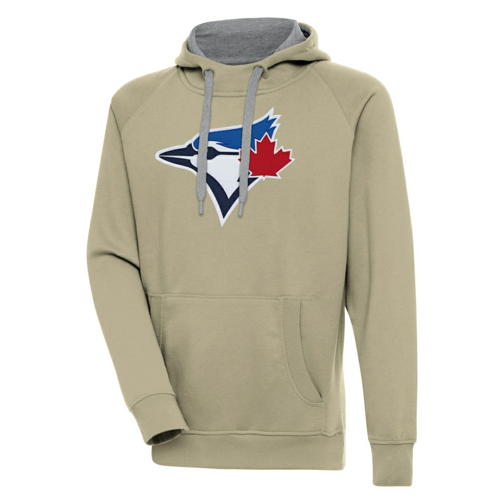 Toronto Blue Jays Antigua Victory Pullover Hoodie Khaki