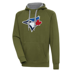 Toronto Blue Jays Antigua Victory Pullover Hoodie Olive