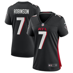 Bijan Robinson Atlanta Falcons Women's Player Jersey - Black cheap