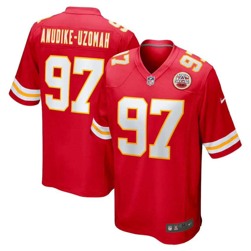 Felix Anudike-Uzomah Kansas City Chiefs Game Jersey - Red for sale