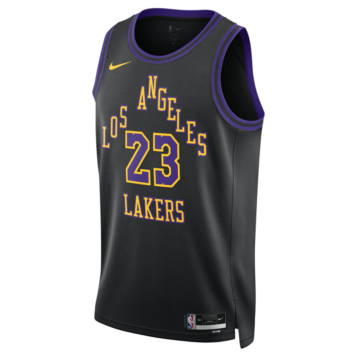 LeBron James Los Angeles Lakers Unisex 2025/26 Swingman Jersey - Black - City Edition shop