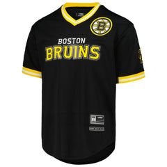 Boston Bruins Pro Standard Classic Mesh V-Neck T-Shirt - Black T-shirts