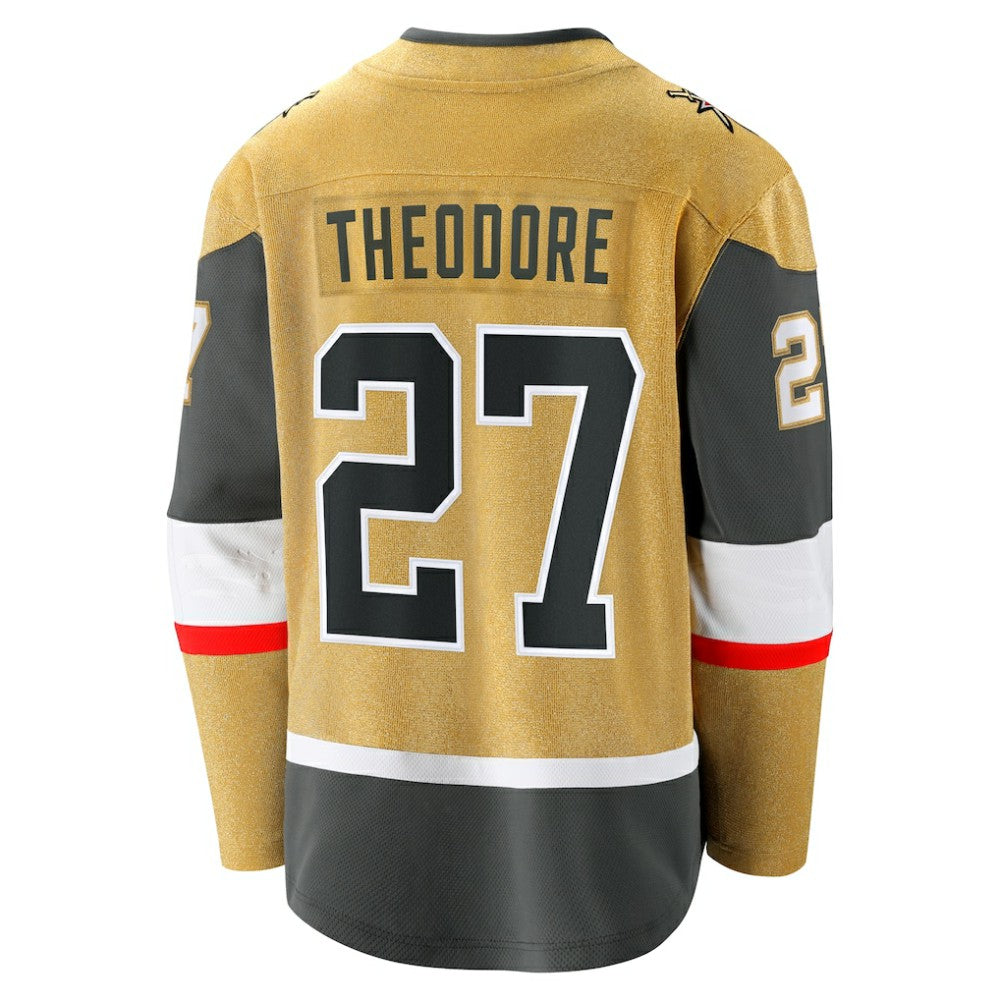 Shea Theodore Vegas Golden Knights Fanatics Home Breakaway Jersey - Gold Jerseys