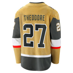 Shea Theodore Vegas Golden Knights Fanatics Home Breakaway Jersey - Gold Jerseys