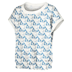 Los Angeles Dodgers Lusso Women's Madge Dolman Tri-Blend T-Shirt White