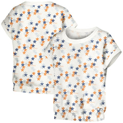 Houston Astros Lusso Women's Madge Dolman Tri-Blend T-Shirt White