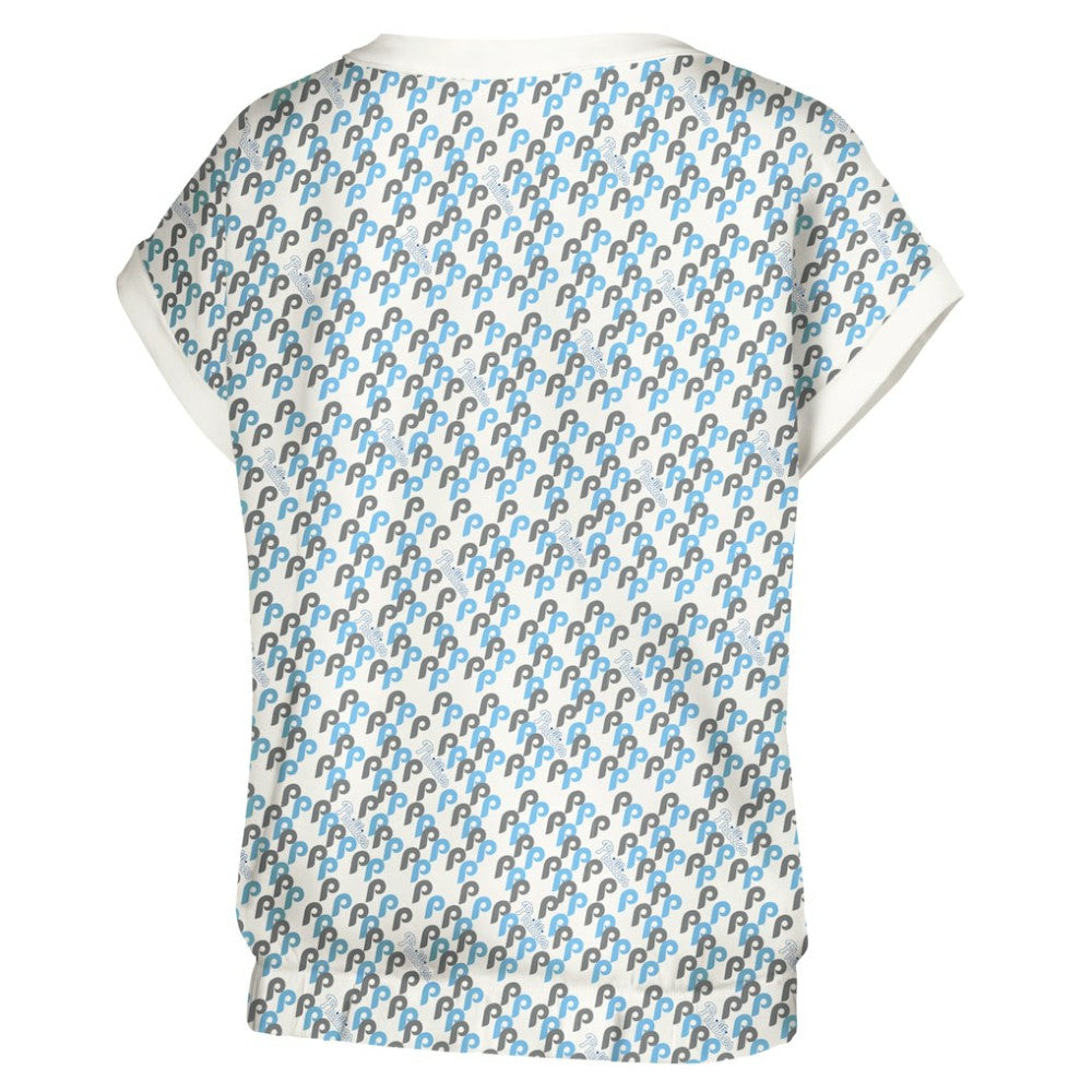 Philadelphia Phillies Lusso Women's Madge Dolman Tri-Blend T-Shirt White