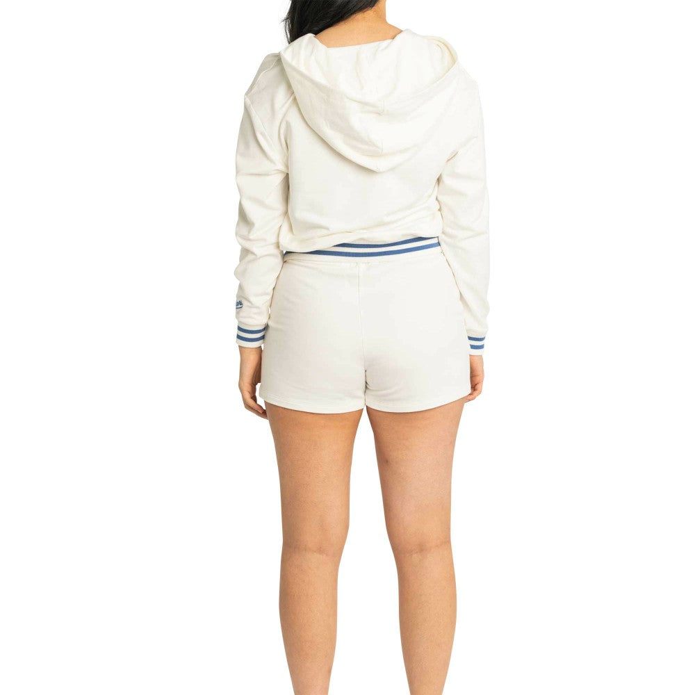 Los Angeles Dodgers Lusso Women's Maeg Tri-Blend Pocket Shorts White