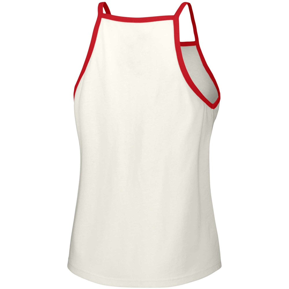 St. Louis Cardinals Lusso Women's Nadine Halter Tank Top White
