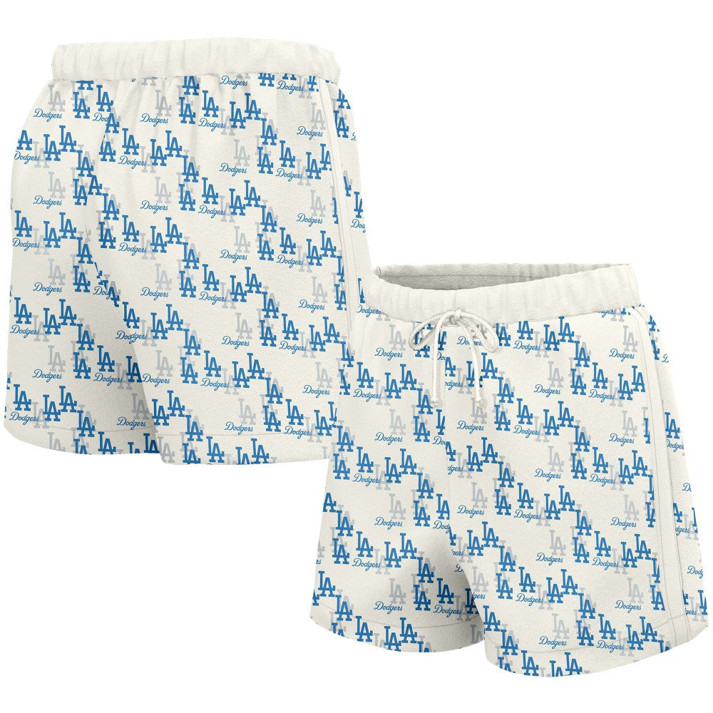Los Angeles Dodgers Lusso Women's Marge Shorts White