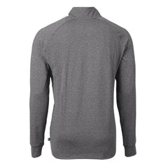Baltimore Orioles Cutter & Buck Adapt Eco Knit Stretch Recycled Quarter-Zip Pullover Top Heather Black