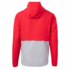 Boston Red Sox Cutter & Buck Charter Eco Recycled Half-Zip Anorak Jacket Red/Gray