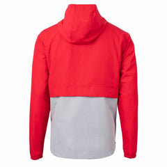 Cincinnati Reds Cutter & Buck Charter Eco Recycled Half-Zip Anorak Jacket Red/Gray