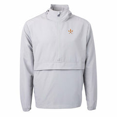 Houston Astros Cutter & Buck Charter Eco Recycled Half-Zip Anorak Jacket Gray