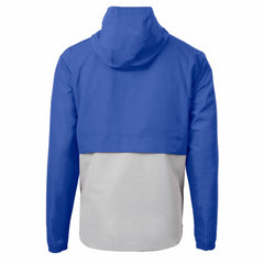 Kansas City Royals Cutter & Buck Charter Eco Recycled Half-Zip Anorak Jacket Royal/Gray