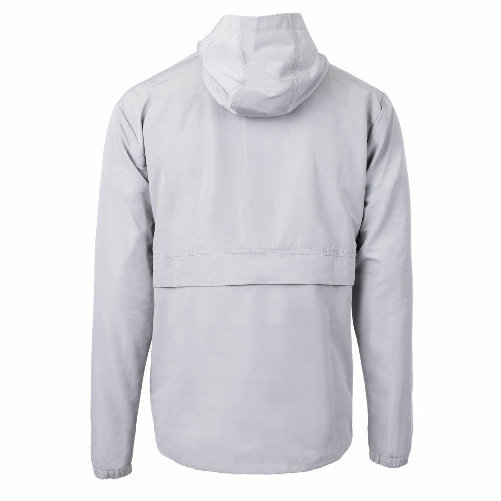 New York Mets Cutter & Buck Charter Eco Recycled Half-Zip Anorak Jacket Gray
