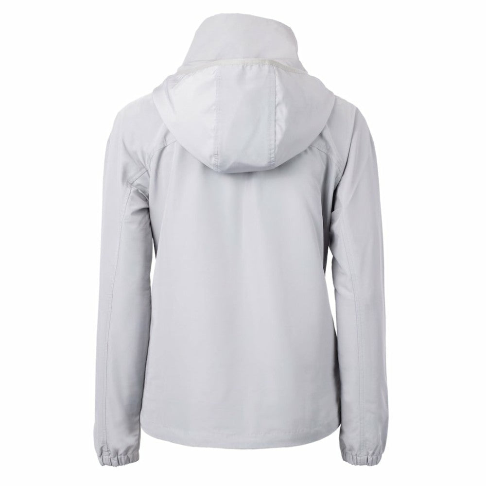 Chicago Cubs Cutter & Buck Women's Charter Eco Recycled Full-Zip Jacket Gray