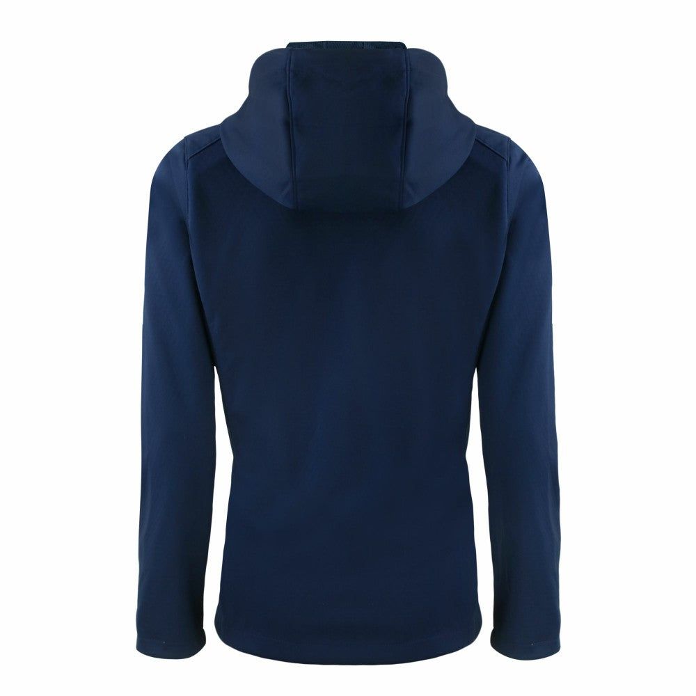 Cleveland Guardians Cutter & Buck Women's Evoke Eco Softshell Recycled Full-Zip Jacket Navy
