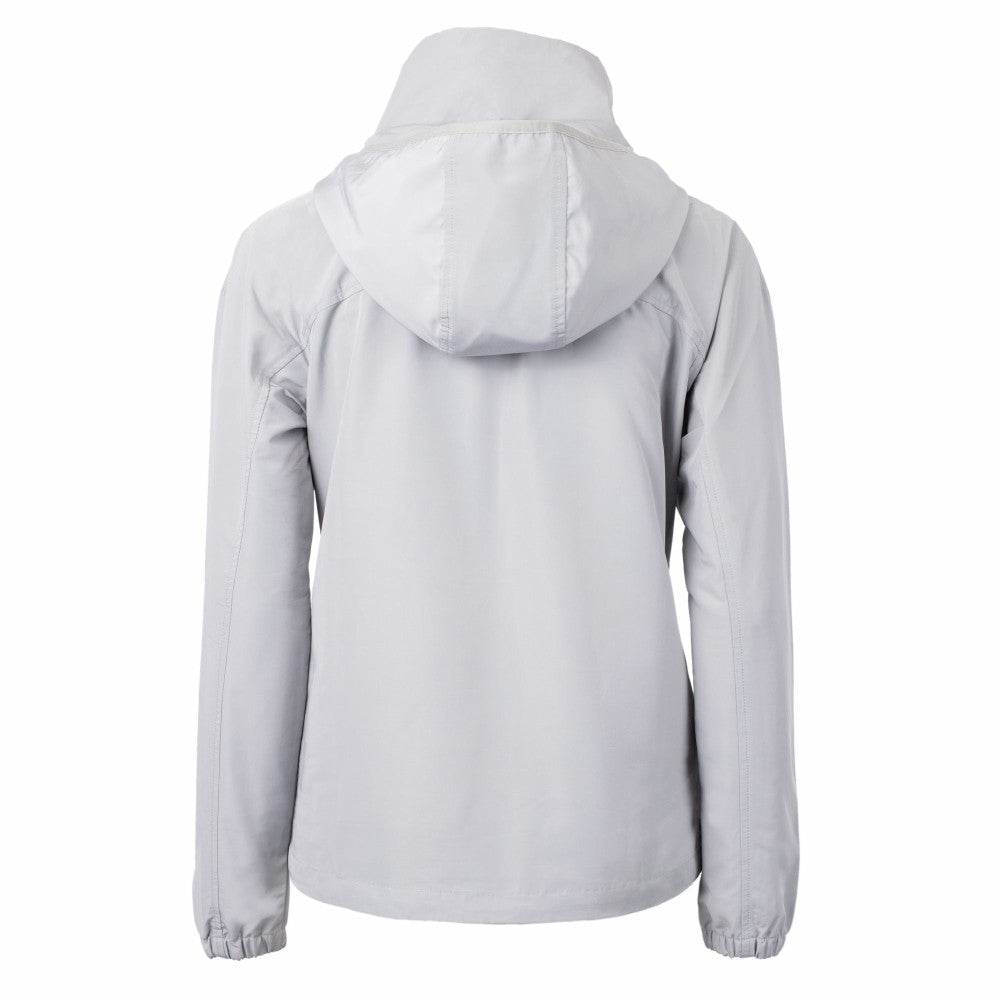 Kansas City Royals Cutter & Buck Women's Charter Eco Recycled Full-Zip Jacket Gray