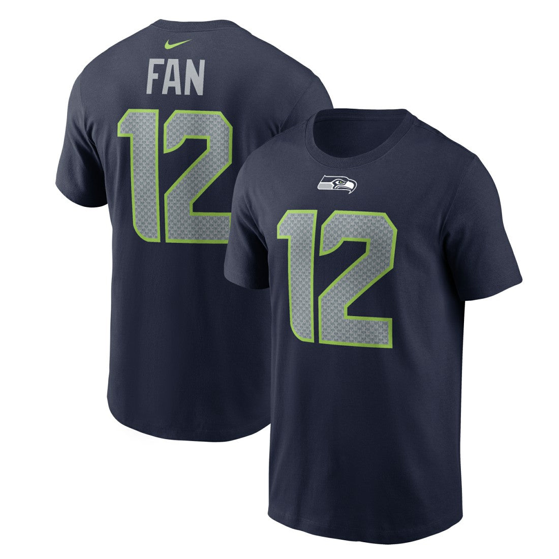 12s Seattle Seahawks Name & Number T-Shirt - College Navy for sale