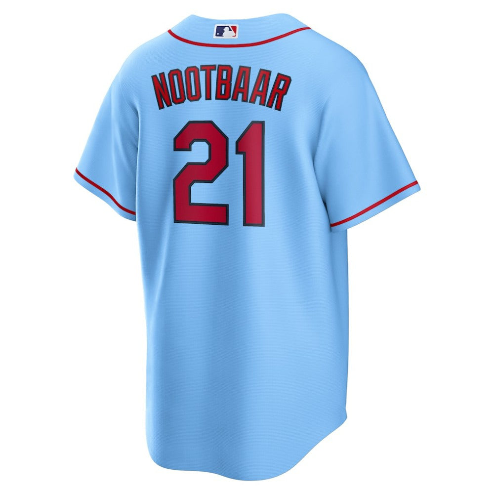 Lars Nootbaar St. Louis Cardinals Alternate Replica Jersey Light Blue