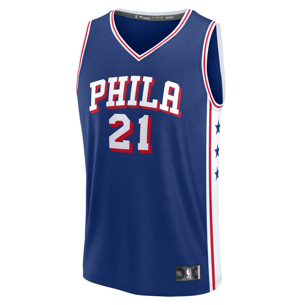 Joel Embiid Philadelphia 76ers Fast Break Replica Jersey - Icon Edition - Royal discount