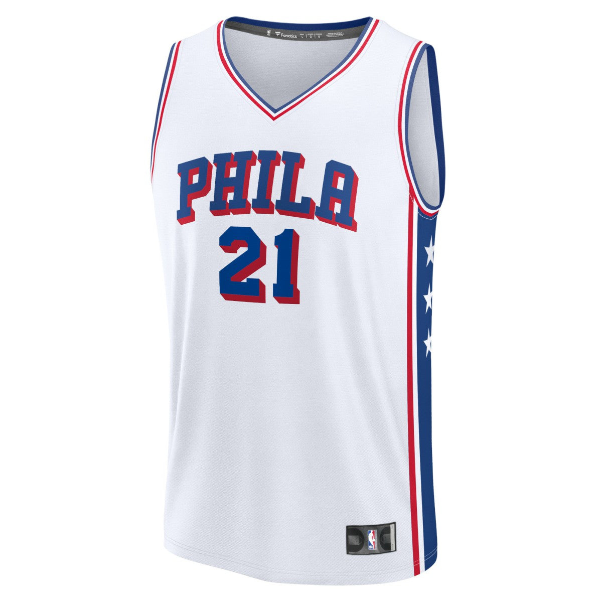 Joel Embiid Philadelphia 76ers Fast Break Replica Jersey - Association Edition - White outlet