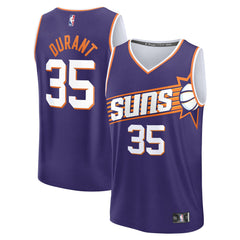 Kevin Durant Phoenix Suns Fast Break Replica Jersey - Icon Edition - Purple cheap