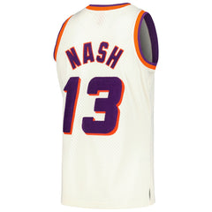 Steve Nash Phoenix Suns Chainstitch Swingman Jersey - Cream outlet