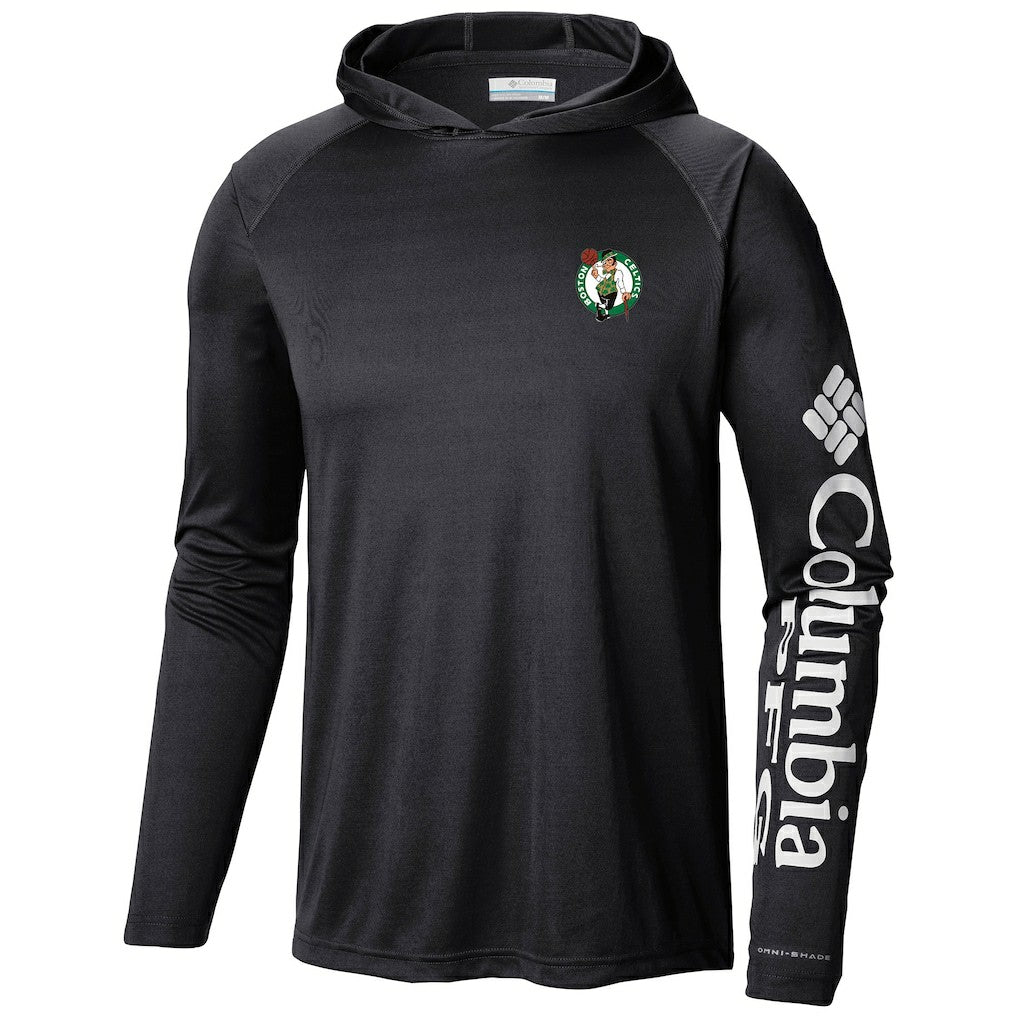 Boston Celtics Terminal Tackle Long Sleeve Hoodie T-Shirt - Black sale