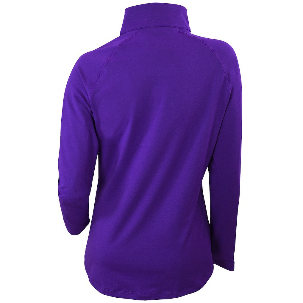 Charlotte Hornets Women's Omni-Wick Outward Nine Quarter-Zip Pullover Top - Purple outlet