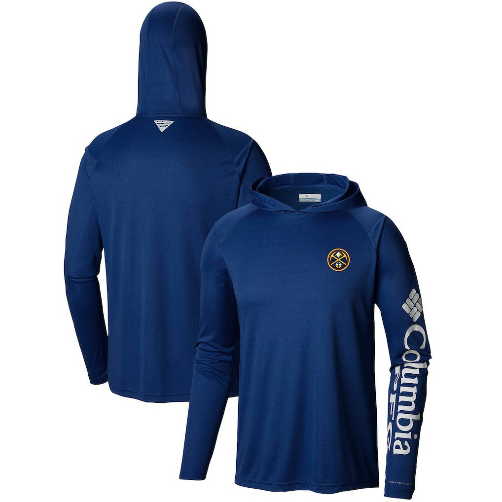 Denver Nuggets Terminal Tackle Long Sleeve Hoodie T-Shirt sale - Navy online