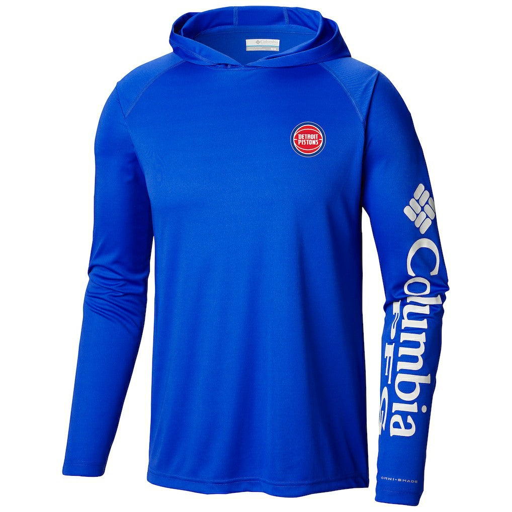Detroit Pistons Terminal Tackle Long Sleeve Hoodie T-Shirt sale - Blue outlet
