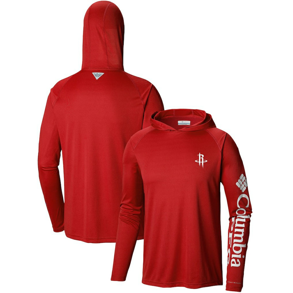 Houston Rockets Terminal Tackle Long Sleeve Hoodie T-Shirt sale - Red sale