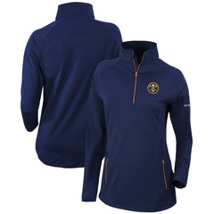 Denver Nuggets Women's Omni-Wick Outward Nine Quarter-Zip Pullover Top sale - Navy cheap