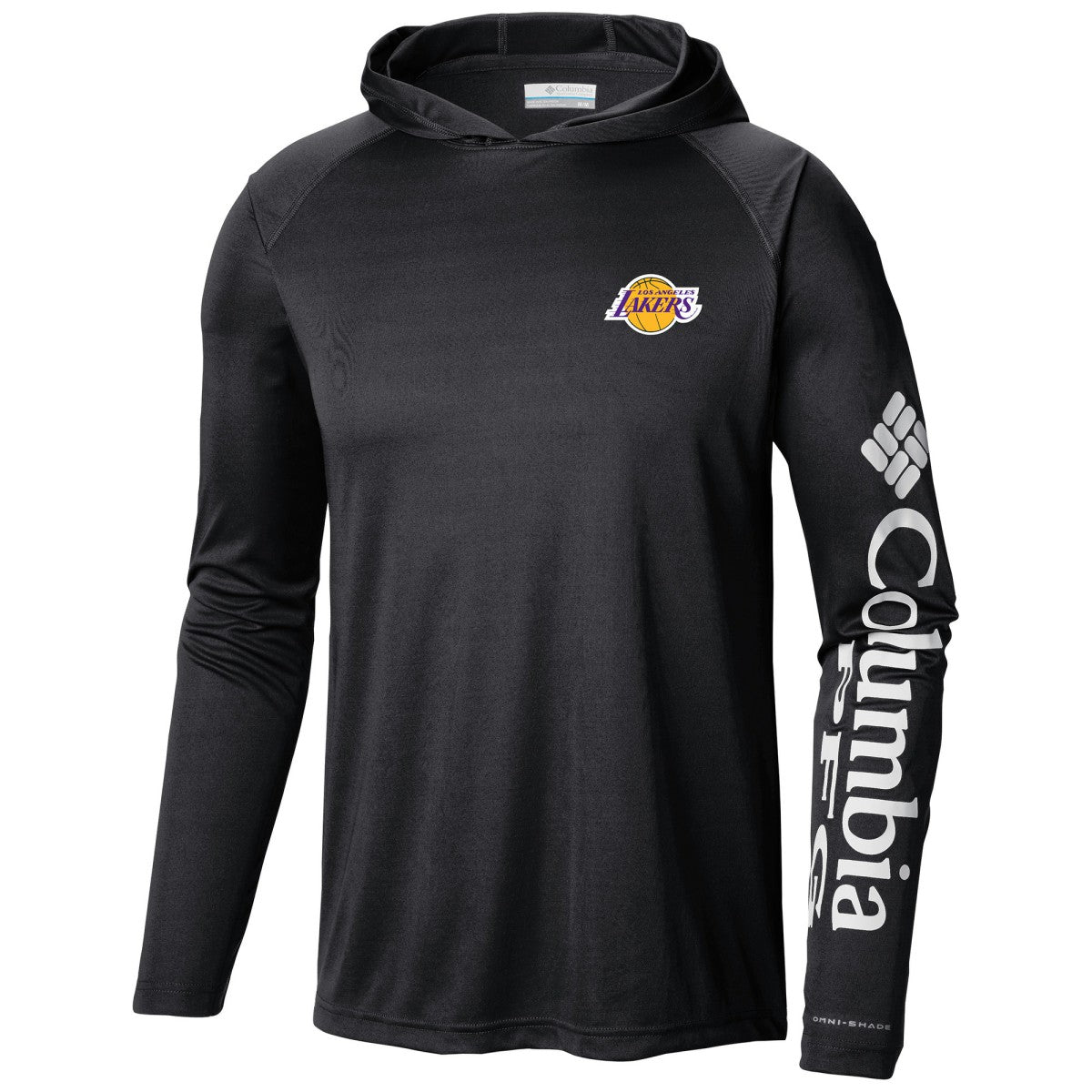 Los Angeles Lakers Terminal Tackle Long Sleeve Hoodie T-Shirt - Black sale