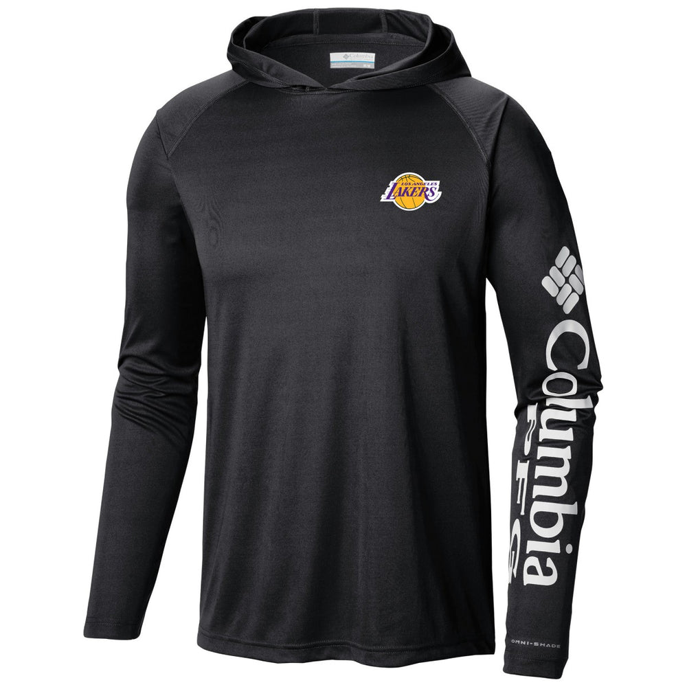 Los Angeles Lakers Terminal Tackle Long Sleeve Hoodie T-Shirt - Black sale