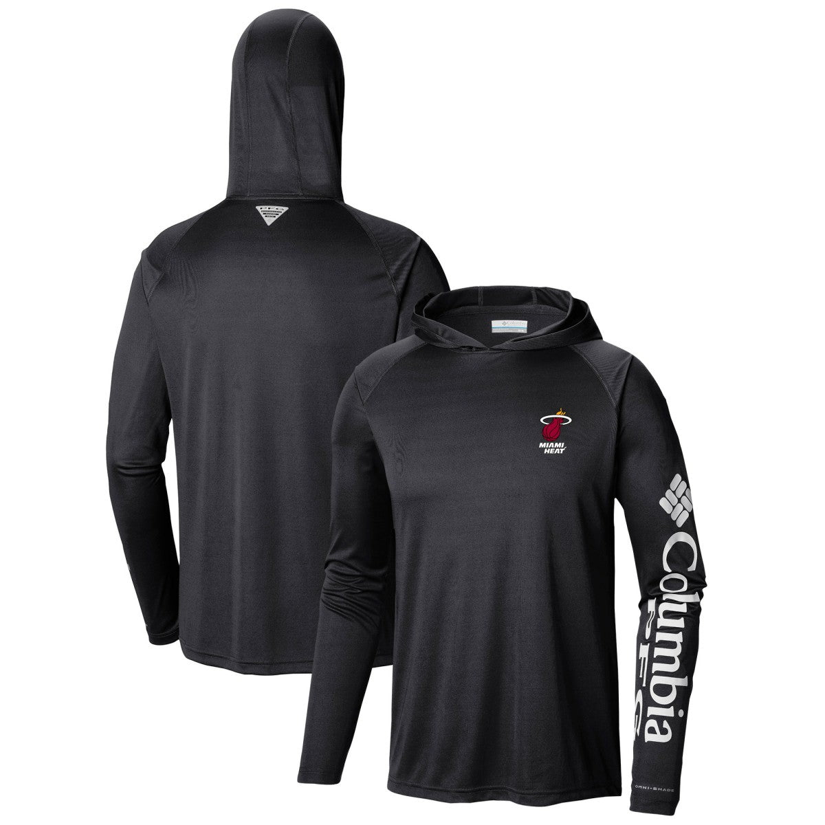 Miami Heat Terminal Tackle Long Sleeve Hoodie T-Shirt - Black discount