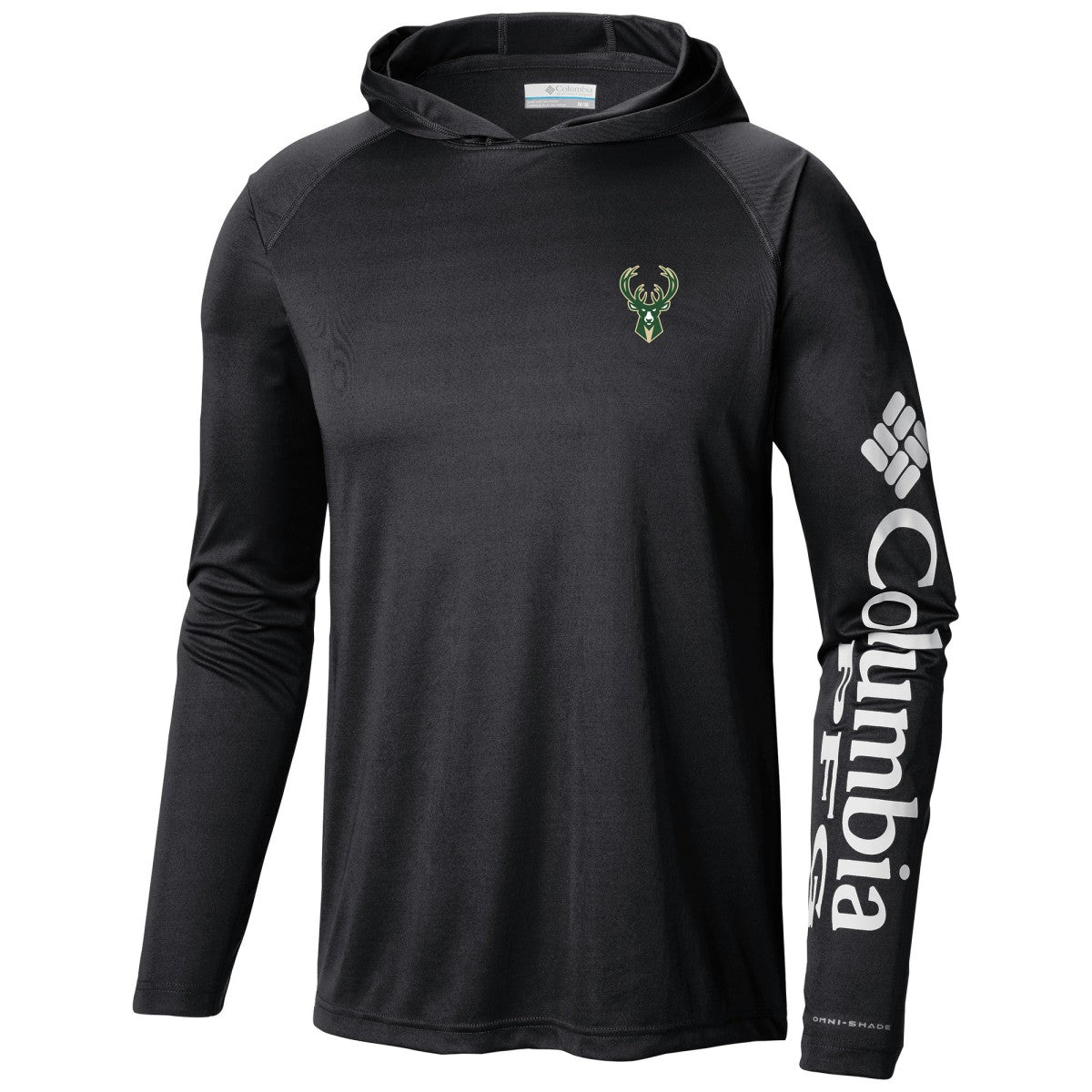 Milwaukee Bucks Terminal Tackle Long Sleeve Hoodie T-Shirt - Black for sale