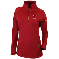 Miami Heat Women's Omni-Wick Outward Nine Quarter-Zip Pullover Top - Red for sale