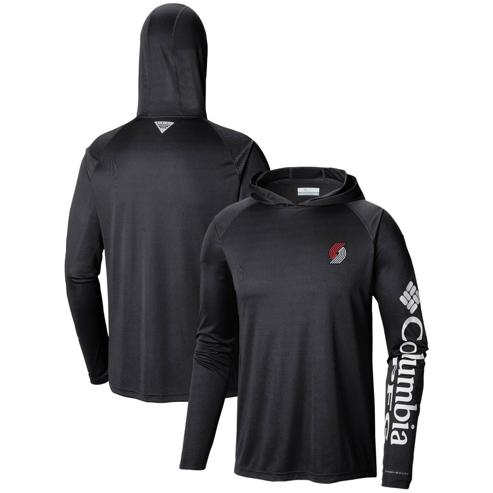 Portland Trail Blazers Terminal Tackle Long Sleeve Hoodie T-Shirt - Black discount