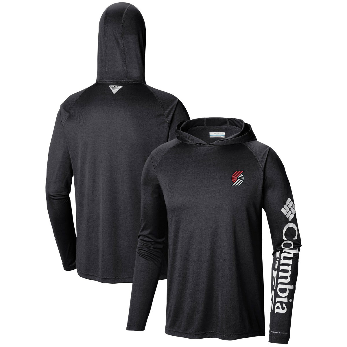 Portland Trail Blazers Terminal Tackle Long Sleeve Hoodie T-Shirt - Black discount