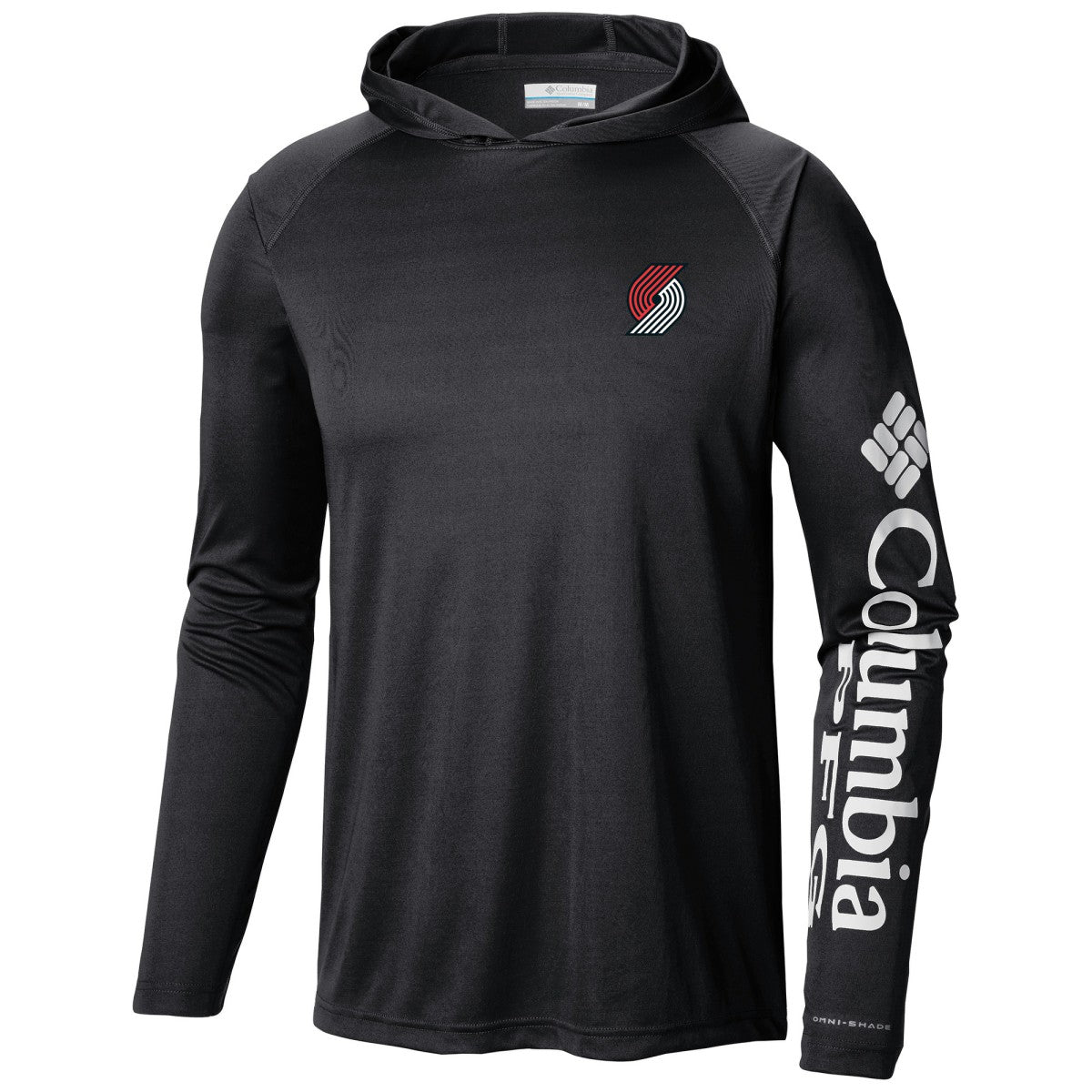 Portland Trail Blazers Terminal Tackle Long Sleeve Hoodie T-Shirt - Black discount