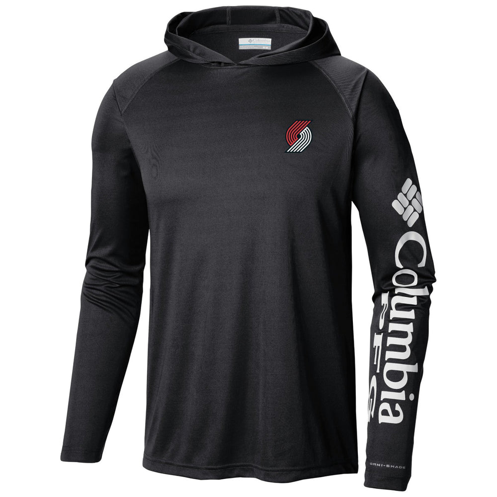 Portland Trail Blazers Terminal Tackle Long Sleeve Hoodie T-Shirt - Black discount