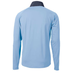 Los Angeles Chargers Cutter & Buck Helmet Adapt Eco Knit Hybrid Recycled Quarter-Zip Pullover Top - Purple discount