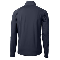 Chicago Bears Cutter & Buck Helmet Adapt Eco Knit Hybrid Recycled Quarter-Zip Pullover Top - Navy for sale