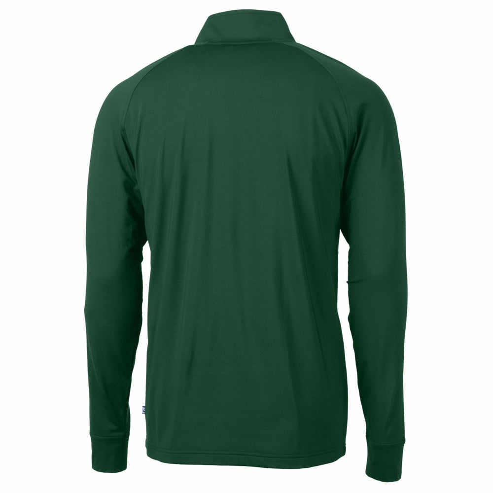Green Bay Packers Cutter & Buck Helmet Adapt Eco Knit Stretch Recycled Quarter-Zip Pullover Top - Green sale