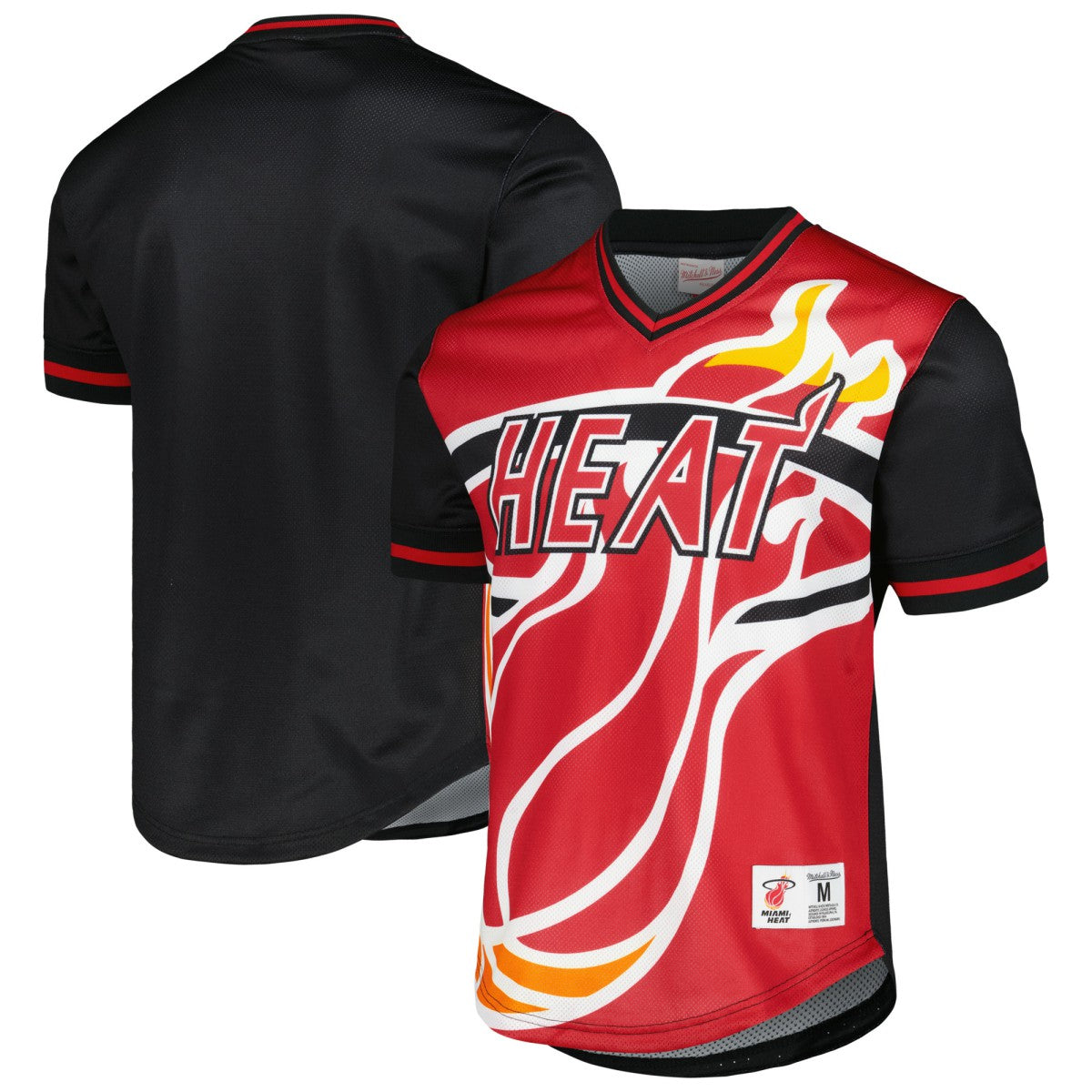 Miami Heat Jumbotron 3.0 Mesh V-Neck T-Shirt - Red discount
