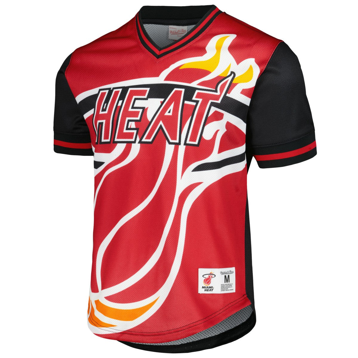 Miami Heat Jumbotron 3.0 Mesh V-Neck T-Shirt - Red discount
