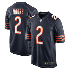 D.J. Moore Chicago Bears Team Color Game Jersey - Navy sale